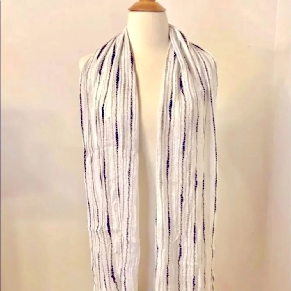 Sparkly Striped‎ Scarf